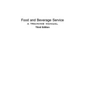 book Food and Beverage Services: A Training Manual