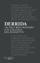 book «Il faut bien manger» o il calcolo del soggetto (Mimesis)