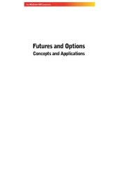 book Futures And Options : Concepts And Applications