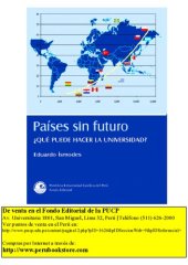 book Países sin futuro: ¿qué puede hacer la universidad? (Futureless Countries)