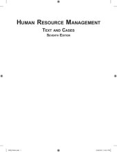 book HUMAN RESOURCE MANAGEMENT