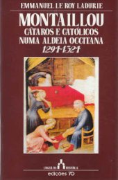 book Montaillou: cátaros e católicos numa aldeia occitana (1294-1324)