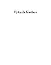 book Hydraulic Machines