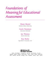 book Foundations of Meaningful Educational Assessment