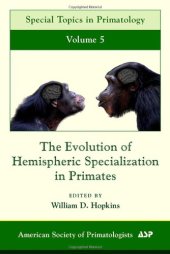 book The Evolution of Hemispheric Specialization in Primates