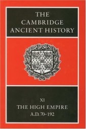 book The Cambridge ancient history. The High Empire 70-192