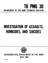 book Investigation of Assaults Suicides & Homicides