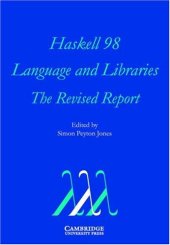 book Haskell 98 language and libraries The revised report