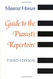 book Guide to the Pianist's Repertoire, third edition