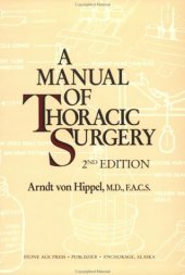 book Manual of Thoracic Surgery