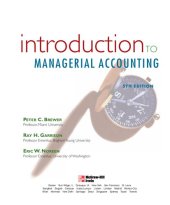 book Introduction to Managerial Accounting