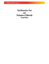 book Ndt And Evaluation Of Materials