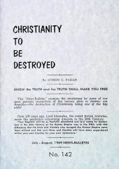 book Christianity To Be Destroyed