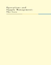 book Operations and Supply Management:  The Core