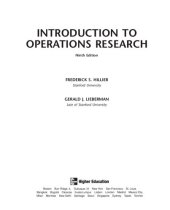 book Introduction to Operations Research