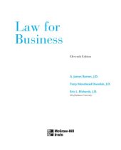 book Law for Business