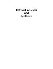 book Network Analysis And Synthesis