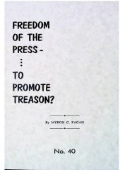 book Freedom Of The Press - To Promote Treason?