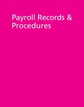 book Payroll Records & Procedures