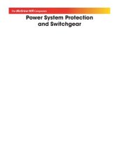 book Power system protection and switchgear