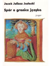 book Spór o granice język