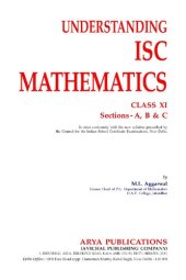 book APC Understanding ISC Mathematics - Class 11