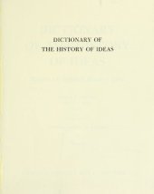 book Dictionary of the History of Ideas: Studies of Selected Pivotal Ideas