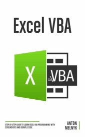 book Excel VBA: Step by Step Guide to Learn Excel VBA Programming with Screenshots and Example Code