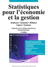 book Statistiques pour l'économie et la gestion