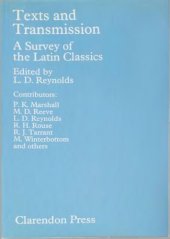 book Texts and Transmission : A Survey of the Latin Classics