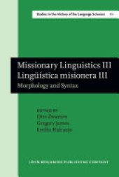 book Missionary Linguistics - Lingüí́stica Misionera III