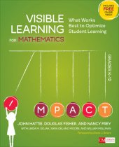 book Visible Learning for Mathematics, Grades K-12: What Works Best to Optimize Student Learning