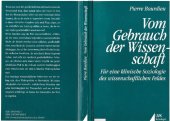 book Vom Gebrauch der Wissenschaft: Für eine klinische Soziologie des wissenschaftlichen Feldes