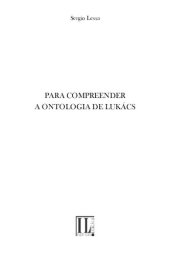 book Para compreender Lukács