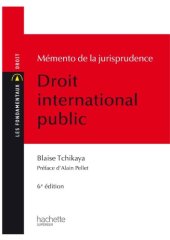 book Mémento de la jurisprudence : droit international public