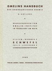 book Schwefel: Teil B — Lieferung 2. Schwefelsauerstoffsäuren