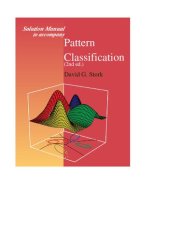 book Solutions manual to accompany pattern classification