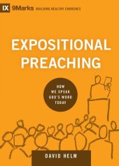 book Expositional Preaching: How We Speak God's Word Today