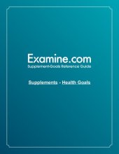 book Examine.com Supplement Goals Reference Guide