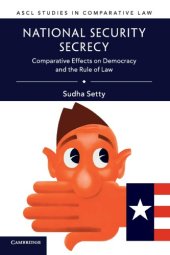 book National Security Secrecy: Comparative Effects On Democracy And The Rule Of Law