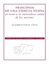 book Principios de una ciencia nueva. En torno a la naturaleza común de las naciones