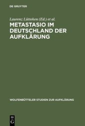 book Metastasio im Deutschland der Aufklärung: Bericht über das Symposion Potsdam 2002