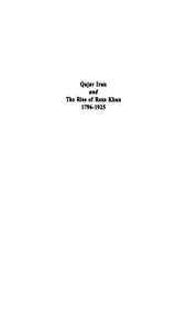 book Qajar Iran and the Rise of Reza Khan, 1796-1925