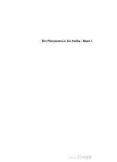 book Die geschichtlichen Wurzeln des Platonismus: Bausteine 1-35, Text, Ubersetzung, Kommentar