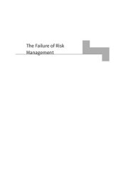 book The Failure of Risk Management: Why It's Broken and How to Fix It