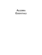 book Algebra Essentials