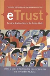 book eTrust: Forming Relationships in the Online World