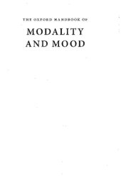 book The Oxford Handbook of Modality and Mood (Oxford Handbooks)