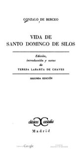 book La vida de Santo Domingo de Silos