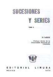 book Sucesiones y series de funciones